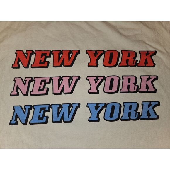 Mulberry and Grand New York Boxy Crop T-Shirt, Size S - Picture 2 of 5